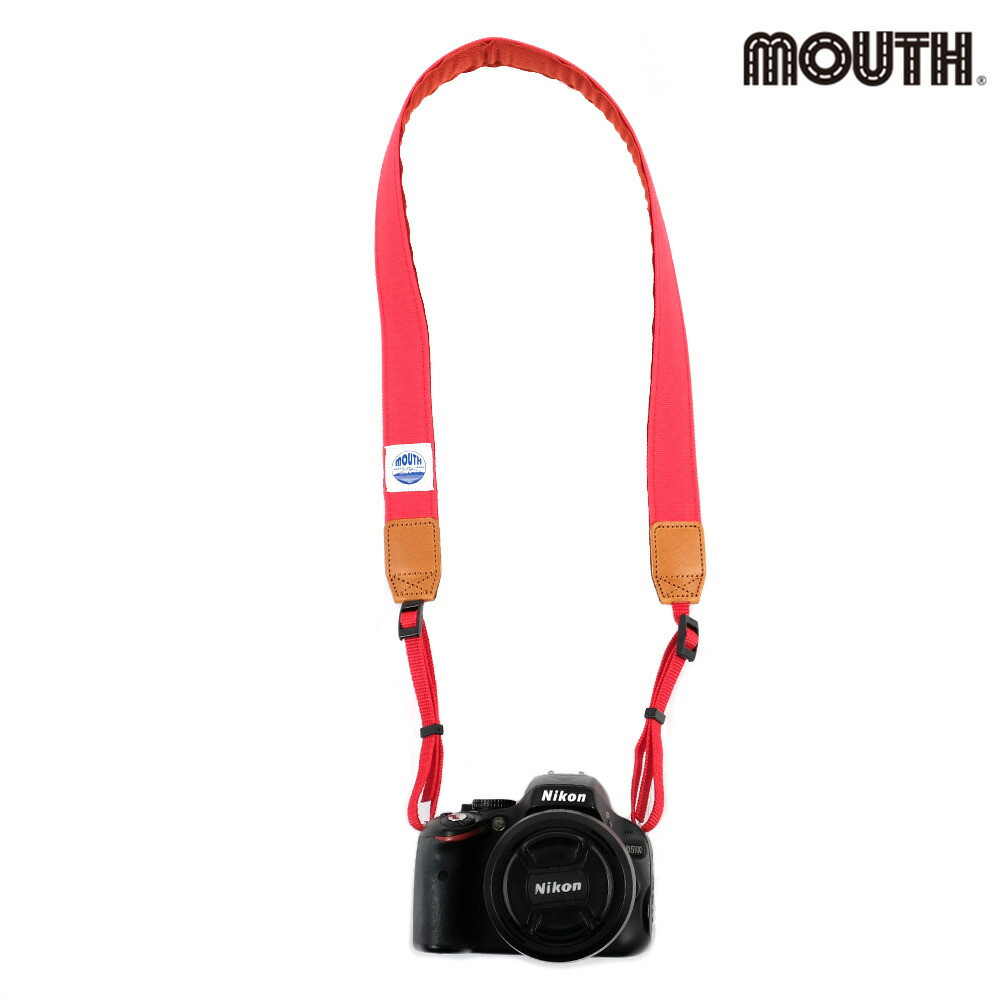 楽天市場 カメラストラップ 一眼レフ ミラーレス Delicious Camera Strap 30ミリ Mjc 30mm Red レッド Mouth マウス 男女兼用 日本製 おしゃれ 帆布 カメラ女子 キャンバス かわいい カメラ ネックストラップ Boston Club 楽天市場店