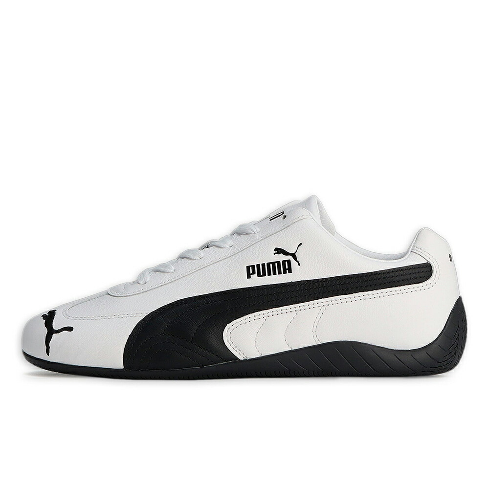 プーマ スピード キャット レザー PUMA SPEEDCAT LTH PUMA WHITE-PUMA BLACK メンズ レディース スニーカー 401603-02画像