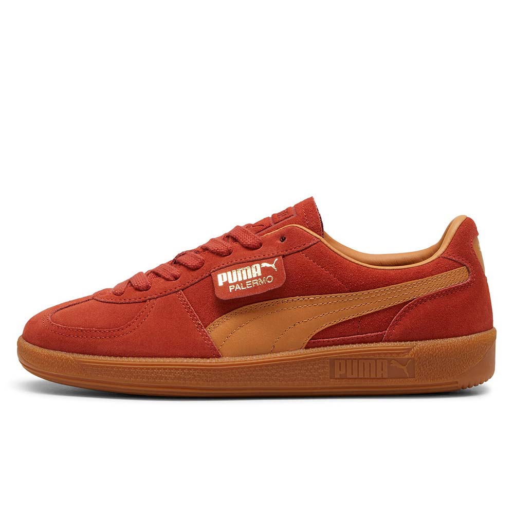 プーマ パレルモ PUMA PALERMO MARS RED-CARAMEL LATTE-GUM メンズ レディース スニーカー 396463-24画像