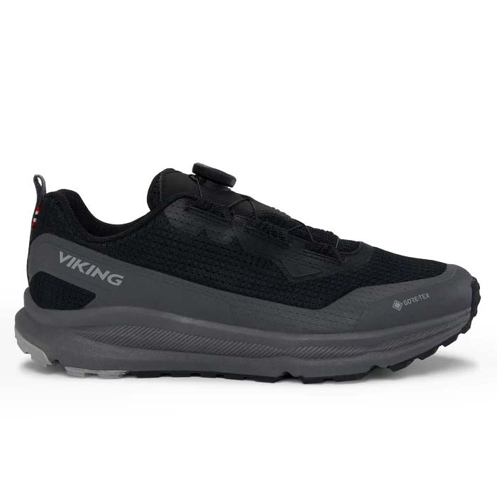 ヴィーキング モーション ロー ゴアテックス ボア VIKING Motion Low GTX BOA BLACK/CHAR メンズ 登山 GORE-TEX 透湿 防水シューズ VF-55650-277