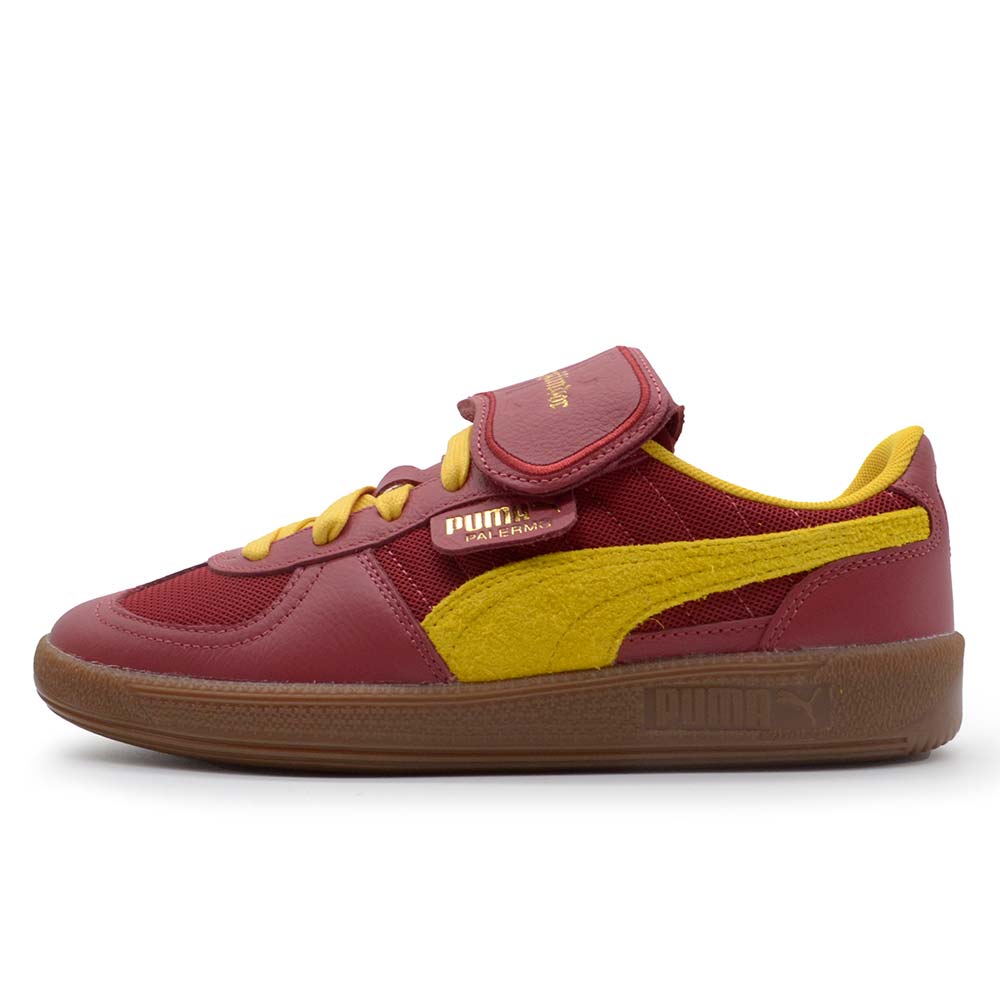 プーマ パレルモ ハリー・ポッター PUMA PALERMO HARRY POTTER DARK CRIMSON-YELLOW SIZZLE メンズ レディース スニーカー グリフィンドール 401209-01画像