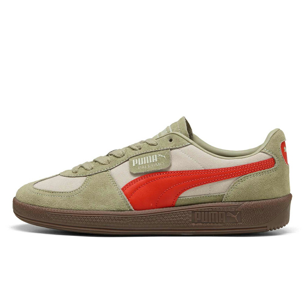 プーマ パレルモ PUMA PALERMO DESERT DUST-FIERCE RED メンズ レディース スニーカー 396463-66