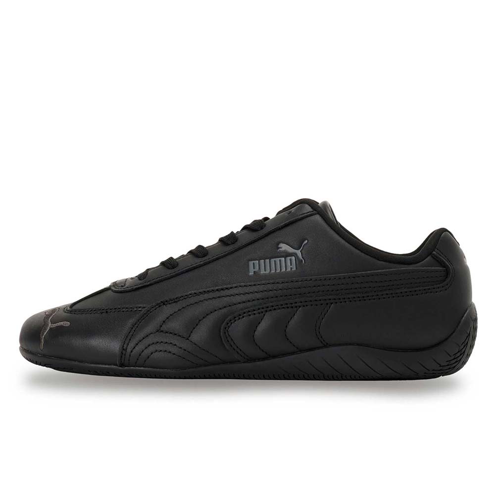 プーマ スピード キャット フル レザー PUMA SPEEDCAT FULL LTHR PUMA BLACK-SHADOW GRAY メンズ レディース スニーカー 405449-01画像