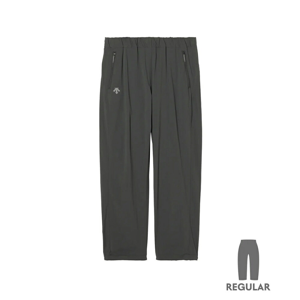 デサント ウィンドシェルレギュラーパンツ ポケッタブル仕様 DESCENTE WIND SHELL REGULAR PANTS PB. ブラック（BK00） メンズ パンツ DO6SLP12M-BK00