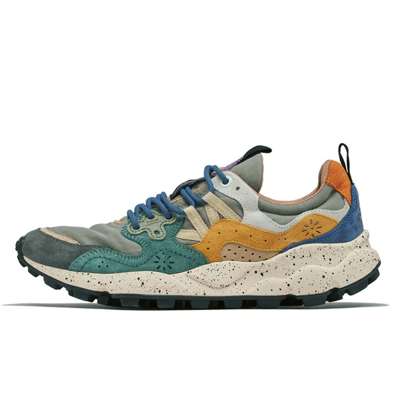 フラワーマウンテン ヤマノスリー Flower MOUNTAIN YAMANO3 Grey/Petrol/Zucca メンズ レディース スニーカー FM63783｜BOSTON CLUB 店