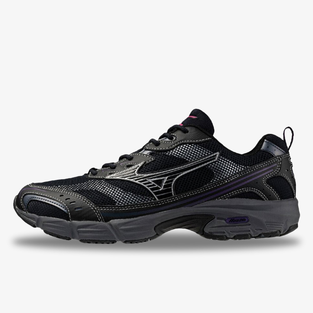 ミズノ エムエックスアール MIZUNO MXR 01:ネイビー&times;ブラック&times;パープル メンズ レディース スニーカー D1GA260701｜BOSTON CLUB 店