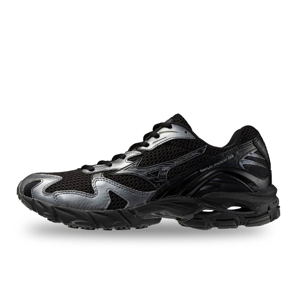 ミズノ ウエーブライダー 10 MIZUNO WAVE RIDER 10 01:ブラック×メタリックグレー メンズ レディース スニーカー D1GA261601|BOSTON CLUB 店