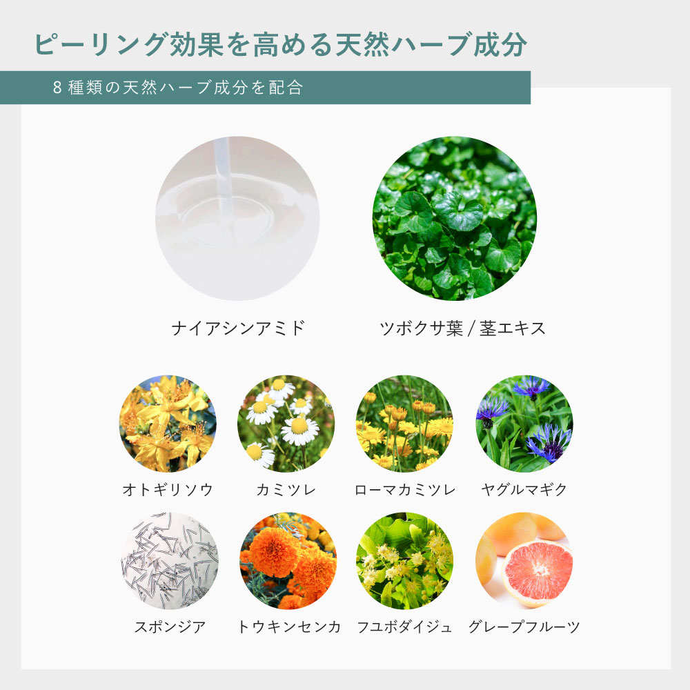 碧ハーブピーリング➕ピール10 まぶしい ケミカルピール