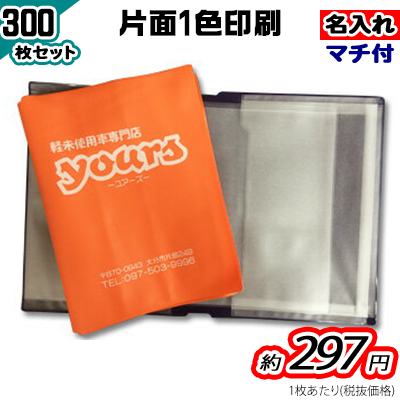 マチ付き車検証入れ オリジナル印刷 名入れ 300枚セット 新車取扱説明書が入る車検証ケース Bnbadministraties Nl