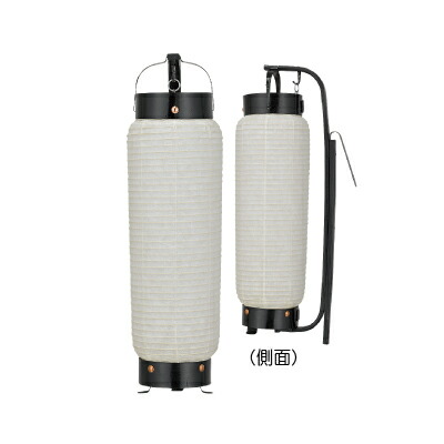 T505 円筒型 九寸口弓張 和紙提灯 | 14×50cm ちょうちん