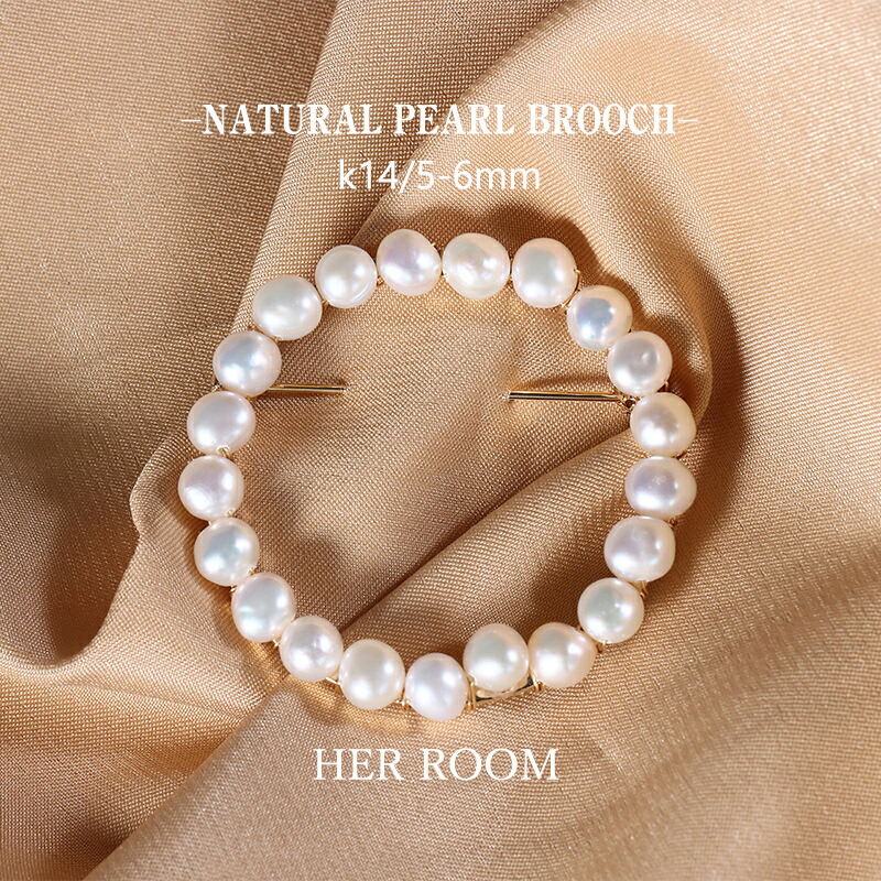 楽天市場】ブローチ 磨き貝パール 日本製 パール サークル