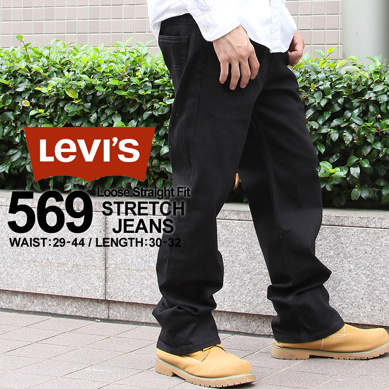 levi 569 black jeans