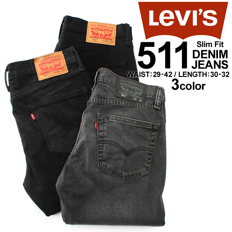 levis 511 black mens jeans