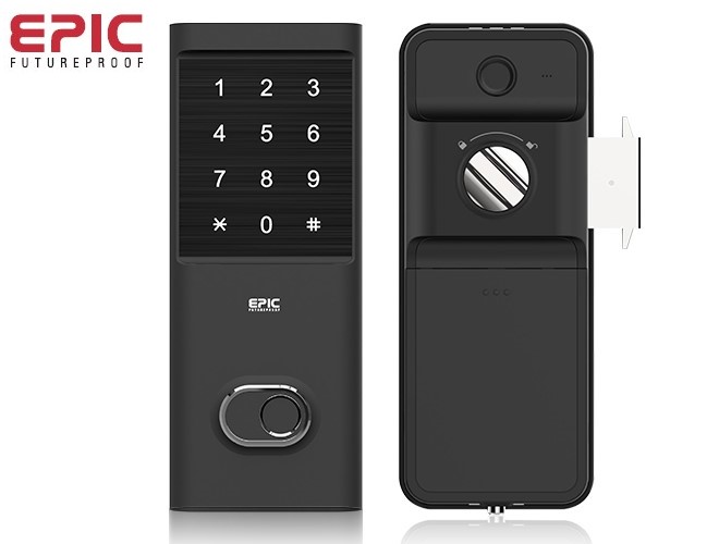 楽天市場】電子錠 引き戸 暗証番号 ICカード 非常キー [EPJP-S520H