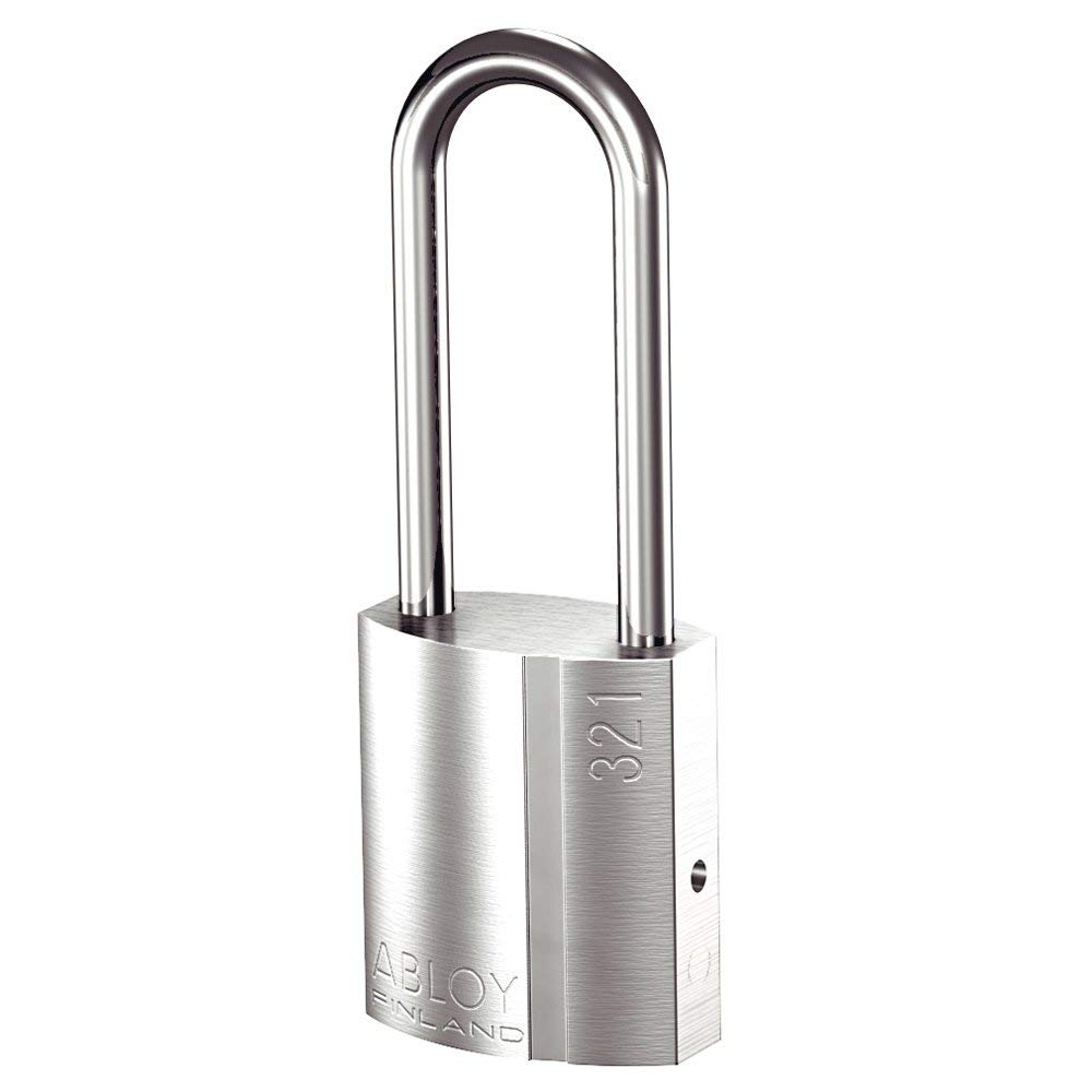 南京錠 PADLOCK クロームメッキ Nタイプ [PL321N-50] アブロイ ABLOY 防犯 高耐久 頑丈 倉庫 現場 ロッカー ガレージ 工具