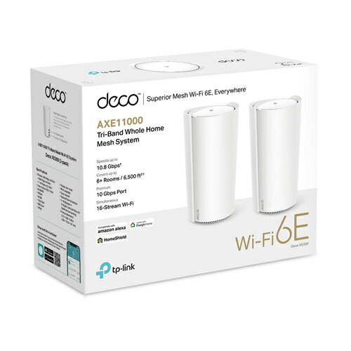 楽天市場】TP-Link Deco XE75 AXE5400 トライバンド メッシュWi-Fi 6E