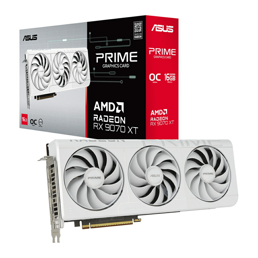 楽天市場】ASUS PRIME-RX9070XT-O16G [PCIExp 16GB] : PC DEPOT