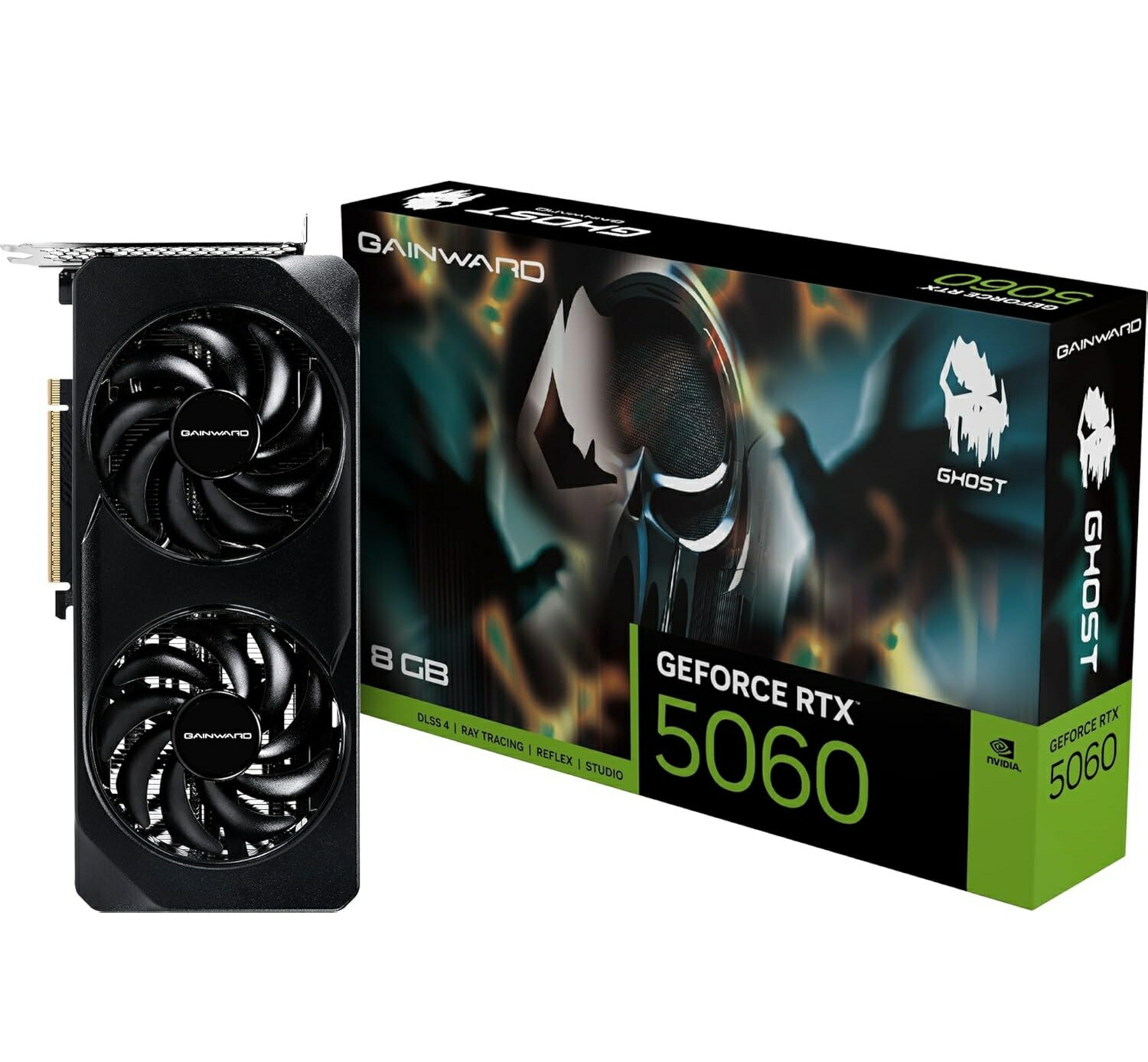【新品】GAINWARD RTX 5060 GHOST 8GB GDDR7 128bit 3-DP HDMI グラフィクスゲーム盤 NE75060019P1-GB2063B VD9198