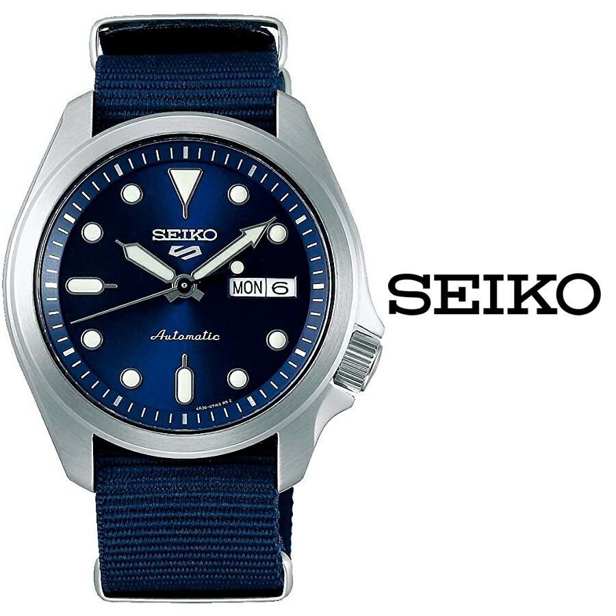 玄関先迄納品 ナイロンベルト Srpe63k1 腕時計 送料無料 セイコー Seiko 5 あす楽 メンズ スポーツ Style Your Show 5 セイコー 新生 ビジネス 自動巻 ネイビー Srpe63k1 Www Mcs Office Jp