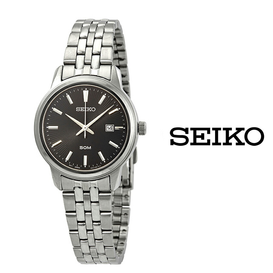 肌触りがいい あす楽 Seiko セイコークォーツ レディース 腕時計 ステンレス クォーツ ビジネス カジュアル 贈り物 Sur663p1 ブラック プレゼント ブルジョネ店 絶対一番安い Logisticegypt Com