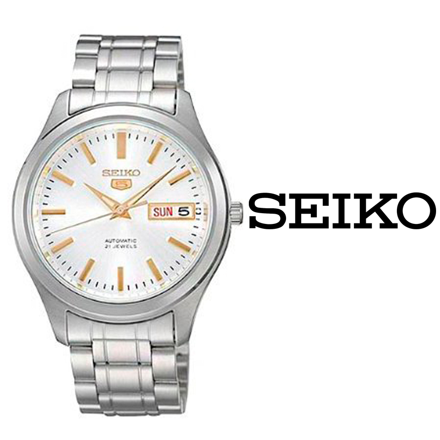 数量限定セール メンズ腕時計 あす楽 Seiko セイコー5 セイコーファイブ 自動巻き 腕時計 Snkm43k1 メンズ スポーツ Snkm43k1 ホワイト ゴールド ビジネス おすすめ プレゼント Www Mekatronik Org Tr