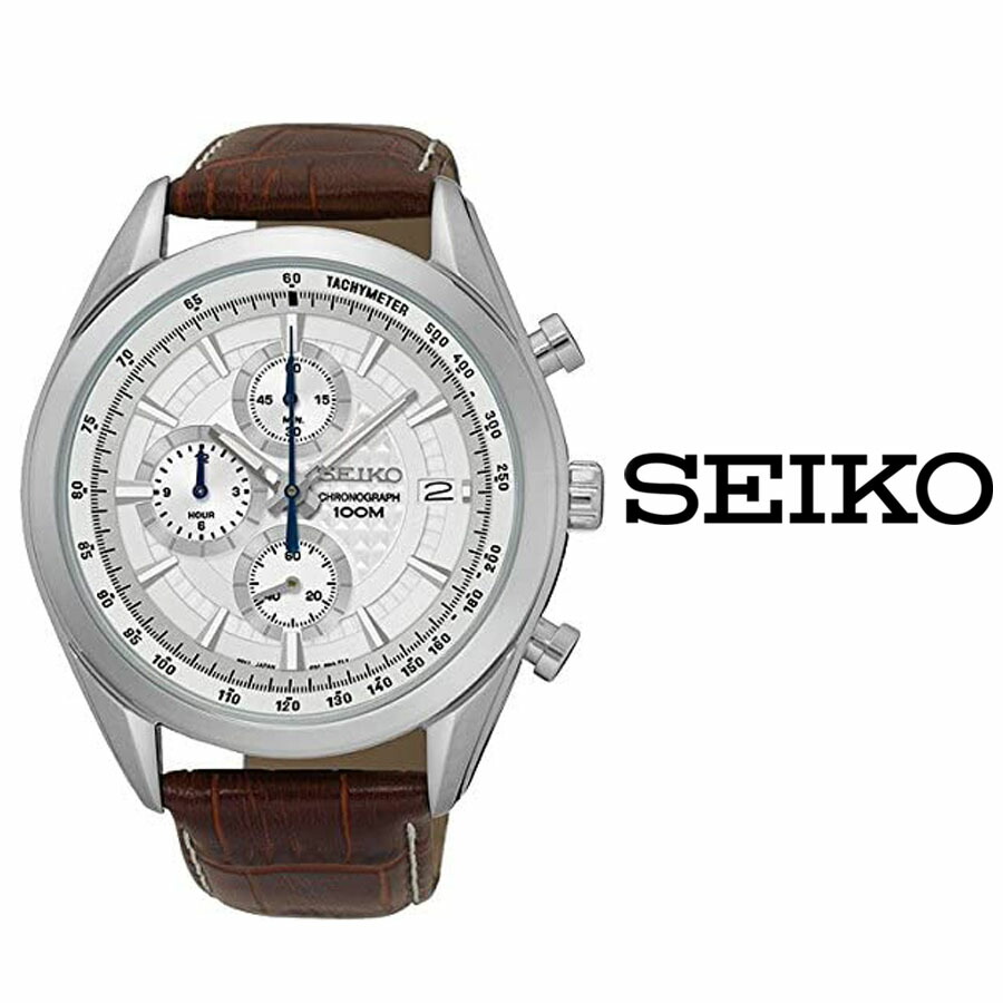 安い購入 あす楽 セイコー Seiko 腕時計 メンズ セイコー クロノグラフ Ssb181p1 100m防水 レザー ベルト ミネラルガラス 人気 ブランド アナログ ビジネス クォーツ タキメーター Seiko Watch Mens 肌触りがいい Feuerwehr Polling At