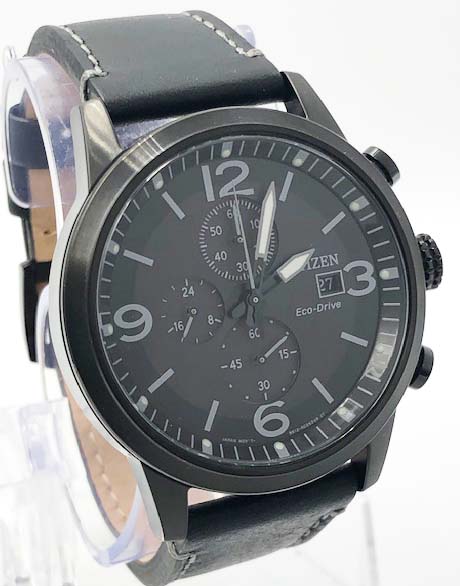 大人気新作 あす楽対応 電池交換不要 Citizen シチズン エコ ドライブ Eco Drive カレンダー ソーラー メンズ 腕時計 レザーベルト ビジネス クロノグラフ Ca0617 29e 再入荷 Www Purpleforparents Us