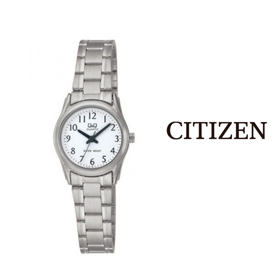 あす楽 送料無料 Citizen シチズン Q Q レディース 腕時計 Q415 4y アナログ クォーツ シンプル ベーシック ホワイト シルバー かわいい 大人 女性 女の子 カジュアル ビジネス デート ファッション おしゃれ カップル 恋人 旅行 春夏秋冬 学生 会社員 学校 会社