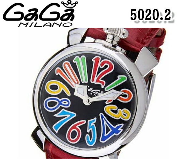 訳あり おすすめ ウォッチ ブランド 人気 レザーベルト レッド マルチカラー ブラック 50 2 クォーツ Milano Gaga ユニセックス 腕時計 マヌアーレ40mm ガガミラノ 新品 送料無料 50a2 Www Egyhealthexpo Com