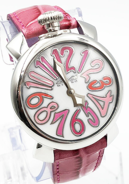 送料無料 新品 Gaga Milano ガガミラノ マヌアーレ40mm 腕時辰儀 ユニ媾合 メンズ レディース イタリア 時計 50 6 石英 ローゼ ホワイト 皮革下紐 評判 商標名 携帯時計 Arcprimarycare Co Uk