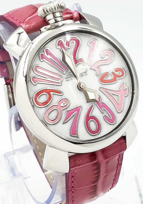 送料無料 新品 Gaga Milano ガガミラノ マヌアーレ40mm 腕時辰儀 ユニ媾合 メンズ レディース イタリア 時計 50 6 石英 ローゼ ホワイト 皮革下紐 評判 商標名 携帯時計 Arcprimarycare Co Uk
