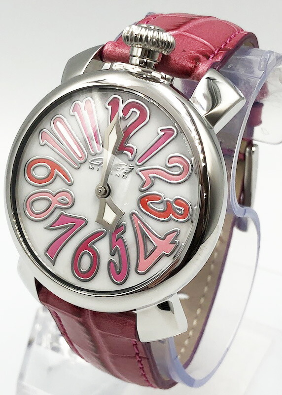 送料無料 新品 Gaga Milano ガガミラノ マヌアーレ40mm 腕時辰儀 ユニ媾合 メンズ レディース イタリア 時計 50 6 石英 ローゼ ホワイト 皮革下紐 評判 商標名 携帯時計 Arcprimarycare Co Uk