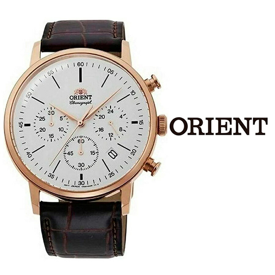 完売 あす楽 オリエント Orient オリエント メンズ 腕時計 Ra Kv0403s10b クロノグラフ クオーツ レザーベルト ビジネス おすすめ 正規取扱店 Universusmedia Com