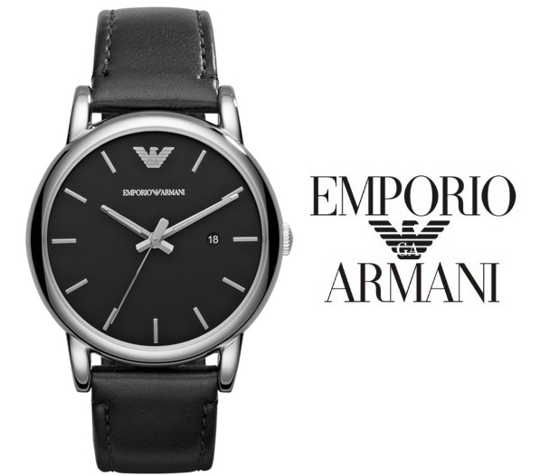 最新作 エンポリオアルマーニ EMPORIO ARMANI メンズ 腕時計 革ベルト