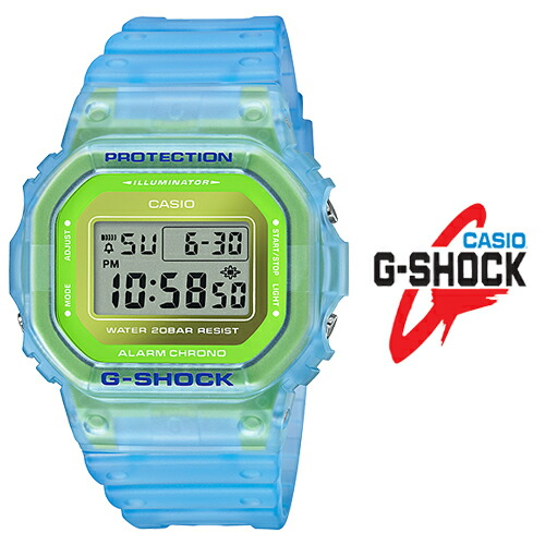 人気絶頂 あす楽 カシオ Casio G Shock Gショック 腕時計 スクエアフェイス メンズ レディース 腕時計 Dw 5600ls 2 カジュアル アウトドア ビジネス 人気 ブランド プレゼント 男性 女性 水色 黄緑 スケルトン 透明 新品即決 Terraislandica Com