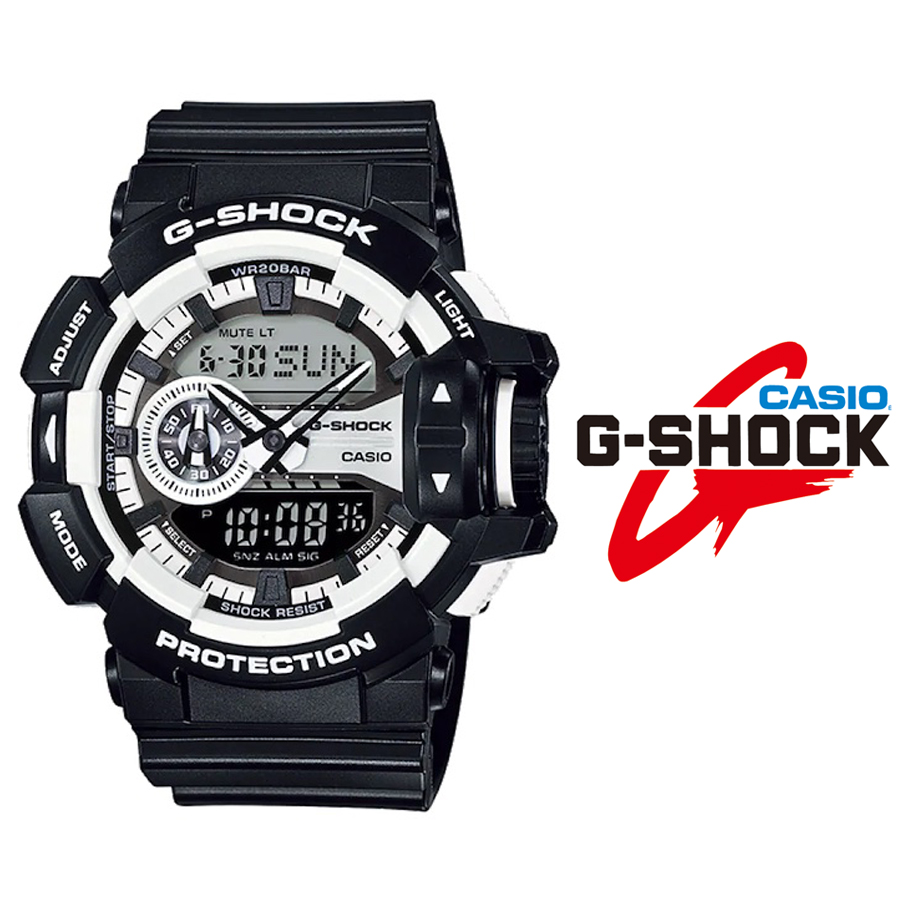 あす楽対応 送料無料 カシオ 腕時計 Casio G Shock ジー ショック ツートーンカラー Ga 400 1a メンズ アナデジ Hyper Colors ハイパーカラーズ クォーツ ファッション Fmcholollan Org Mx