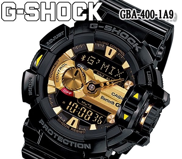 激安 ジーショック 新品gショック G Shock 音楽 Gba 400 1a9 ゴールド ブラック 腕時計 アナデジ 逆輸入海外モデル スマホ連携モデル G Mix ジーミックス 限定モデル Casio カシオ Gba 400 1a9 Www Mamanminimaliste Com