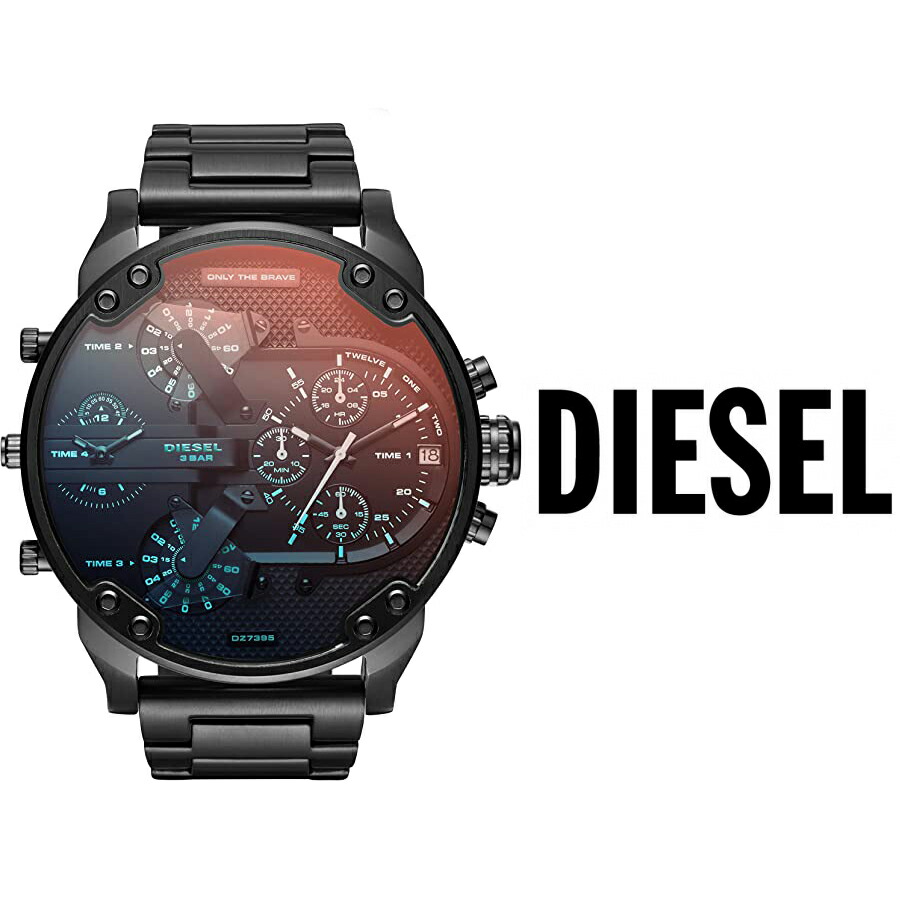 あしたたやすい 新品 貨物輸送無料 Diesel ディーゼル Dz7395 Mr Daddy ミスターダディ メンズ 技術クロック アナログ 石英 クロノグラフ 英名 ブランド名 おすすめ 真っ黒 鏡 レザー バンド 註釈を書いてクーポン券ゲット おお祭りの贈物におすすめ チャージ 代 代 代 代