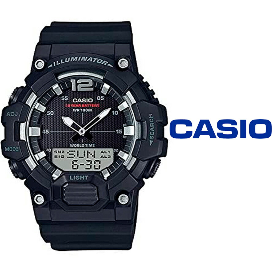 楽天市場 送料無料 あす楽 Casio カシオ クオーツ 腕時計 メンズ レディース Hdc 700 1a おすすめ アナデジ ラバー ベルト チプカシ プレゼント アウトドア スポーツ フルオートカレンダー ブルジョネ楽天市場店