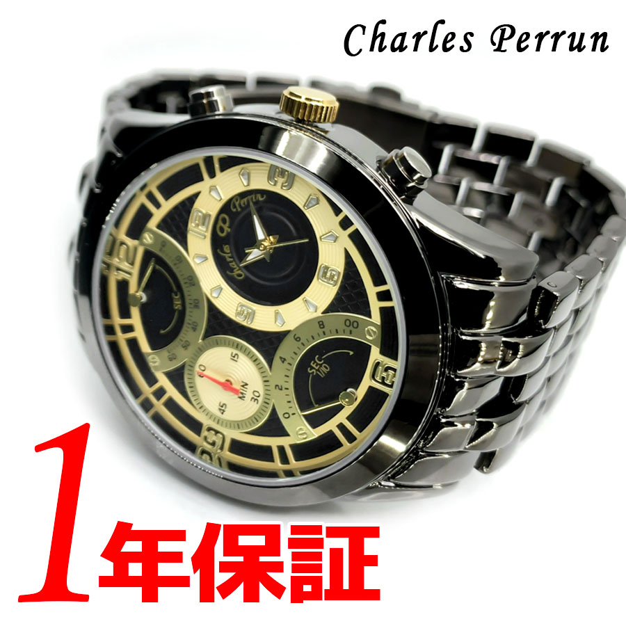楽天市場】美品 シャルル ペリン charles perrin メンズ 腕時計