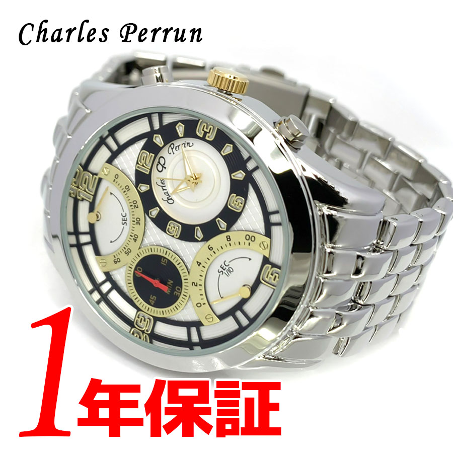 新品Charles Perrinタングステン腕時計メンズ未使用シャンパンゴールド 2025年最新】charles perrinの人気アイテム - メルカリ
