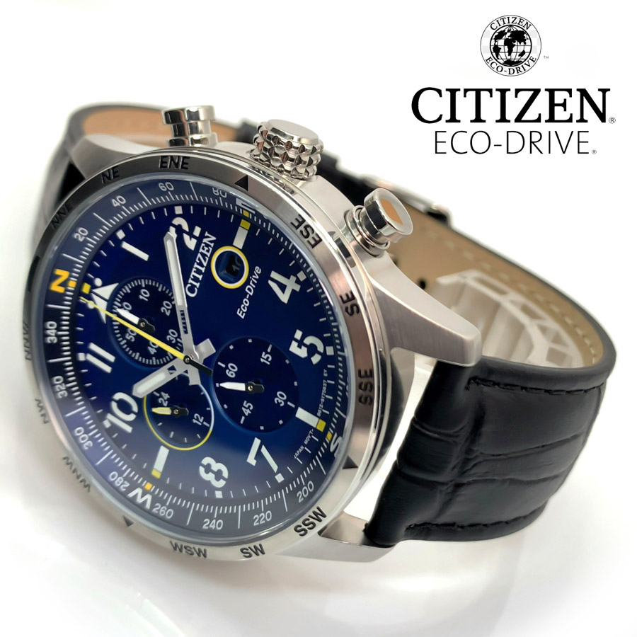 CITIZEN シチズン ECO-DRIVE ブラウン エコドライブ 10気圧防水 メンズ