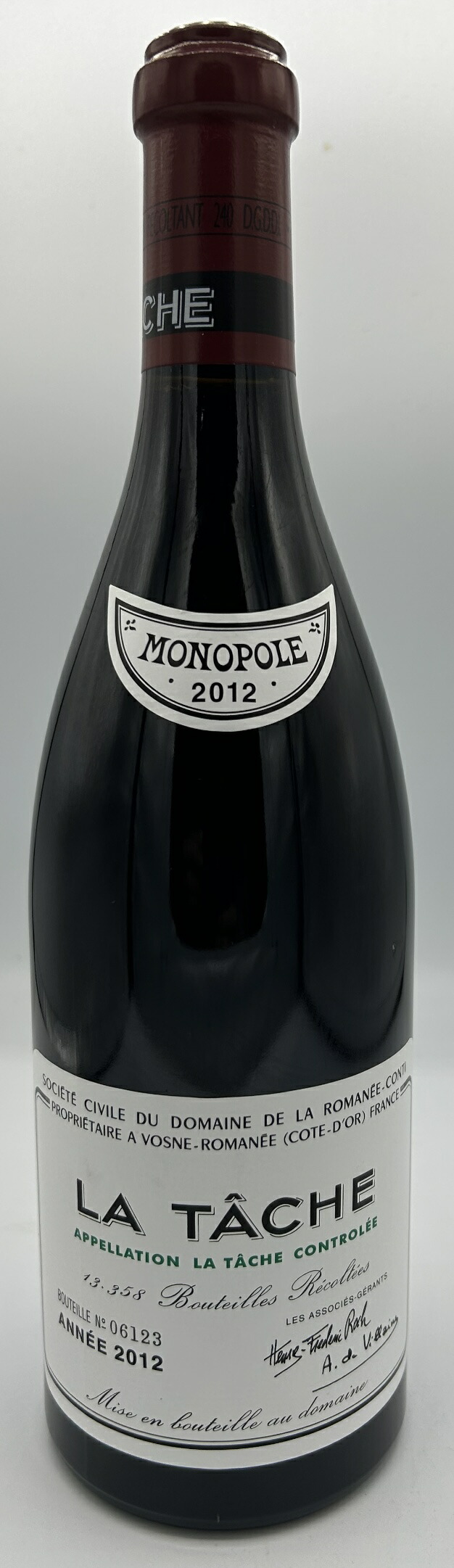 楽天市場】Domaine de la Romanee ContiLa Tache [1998] 750ml