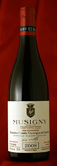 Comtes Georges de VogueMusigny Vieilles Vignes [2006]750mlミュジニー V,V[2006] 750mlコント ジョルジュ ド ヴォギュエ Comtes Georges de Vogue｜ワインとお宿　千歳