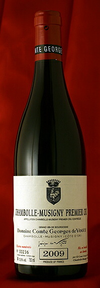ヴォギュエ　シャンボールミュジニー1er 2009 750ml 楽天市場】Comtes Georges de VogueChambolle Musigny Premier Cru