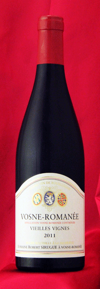 Robert SirugueVosne Romanee Vieille Vignes [2011]750mlヴォーヌ・ロマネ ヴィエイユ・ヴィーニュ[2011]750mlロベール・シルグ Robert Sirugue｜ワインとお宿　千歳
