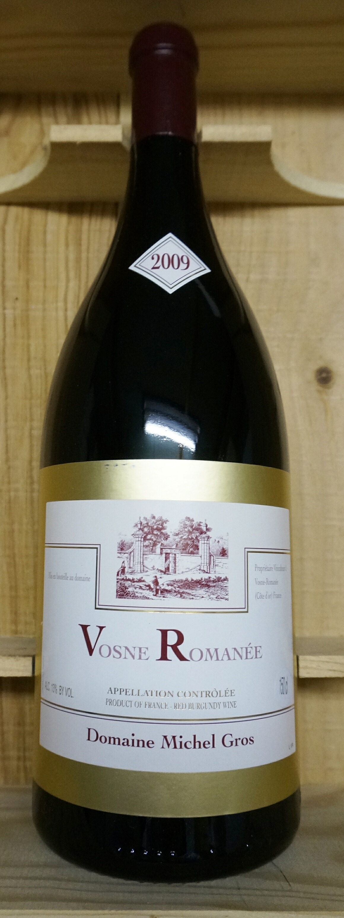 Michel GrosVosne Romanee [2009]1500mlヴォーヌ・ロマネ マグナム[2009]1500ml※１５０周年記念ラベル ミシェル・グロ Michel Gros｜ワインとお宿　千歳