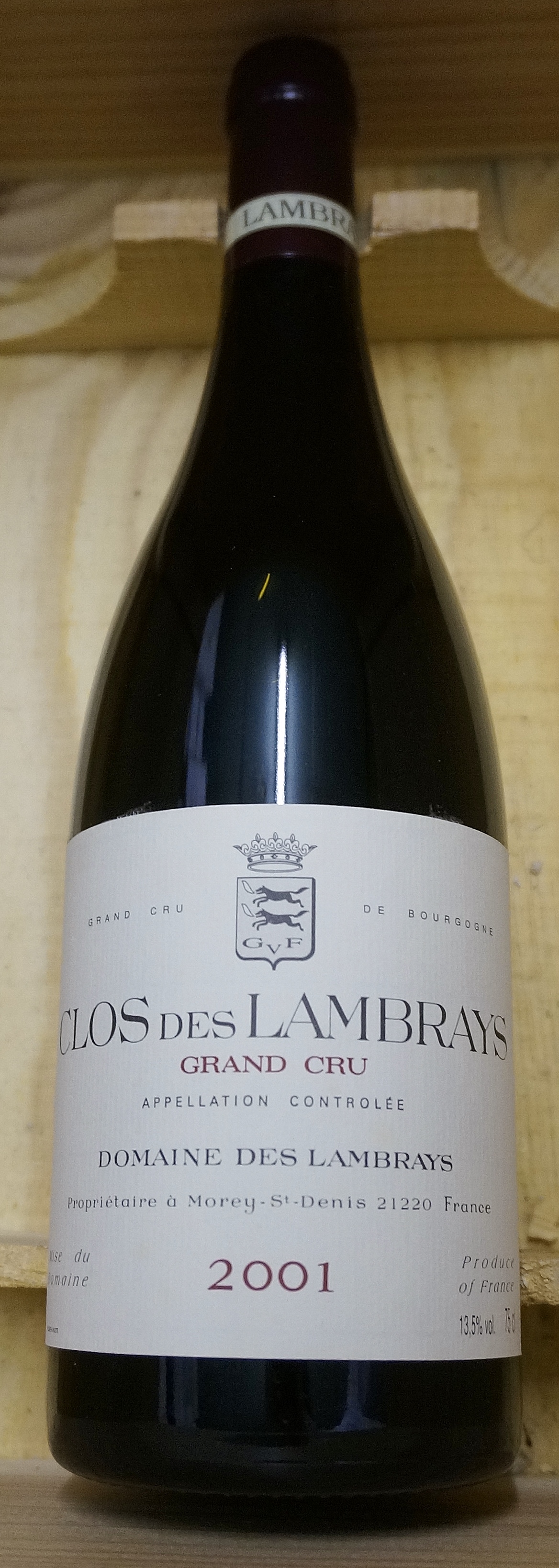 割引購入 Domaine des LambraysClos Lambrays 2001 750ml蔵出し クロ