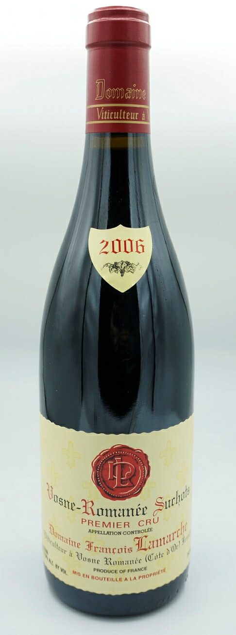 Francois LamarcheVosne Romanee Les Suchots [2006]750mlヴォーヌ・ロマネ・レ・スショ[2006]750mlフランソワ・ラマルシュ Francois Lamarche｜ワインとお宿　千歳