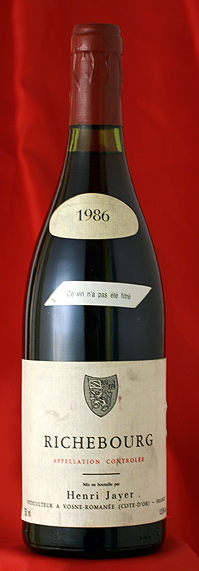 秋セールワイン　エチケット　1983 アンリ・ジャイエ ヴォーヌロマネー クロパラントゥ ワイン